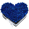 Композиция из синих роз «Сердце океана»